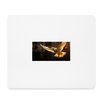 Golden Dove - Mousepad (Querformat) - Weiß - Vorne