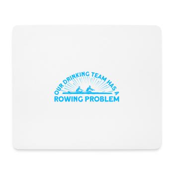 Ruderer Rudern Mannschaft Rudern Geschenk - Mousepad (Querformat) - Weiß - Vorne