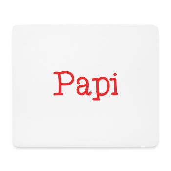 PAPI. PAPY. FÊTE DES PÈRES. BONNE FÊTE PAPI - Tapis de souris (format paysage) - blanc - Devant