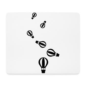 Hot air balloon icon - Mouse Pad (horizontal) - white - Front