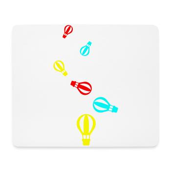 Hot air balloon icon - Mouse Pad (horizontal) - white - Front