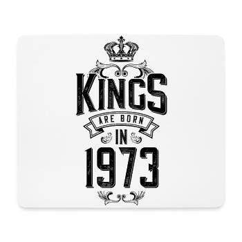 kings are born 1973 - Mouse Pad (horizontal) - white - Front