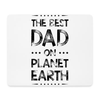 Meilleur papa disant papa papa - Tapis de souris (format paysage) - blanc - Devant