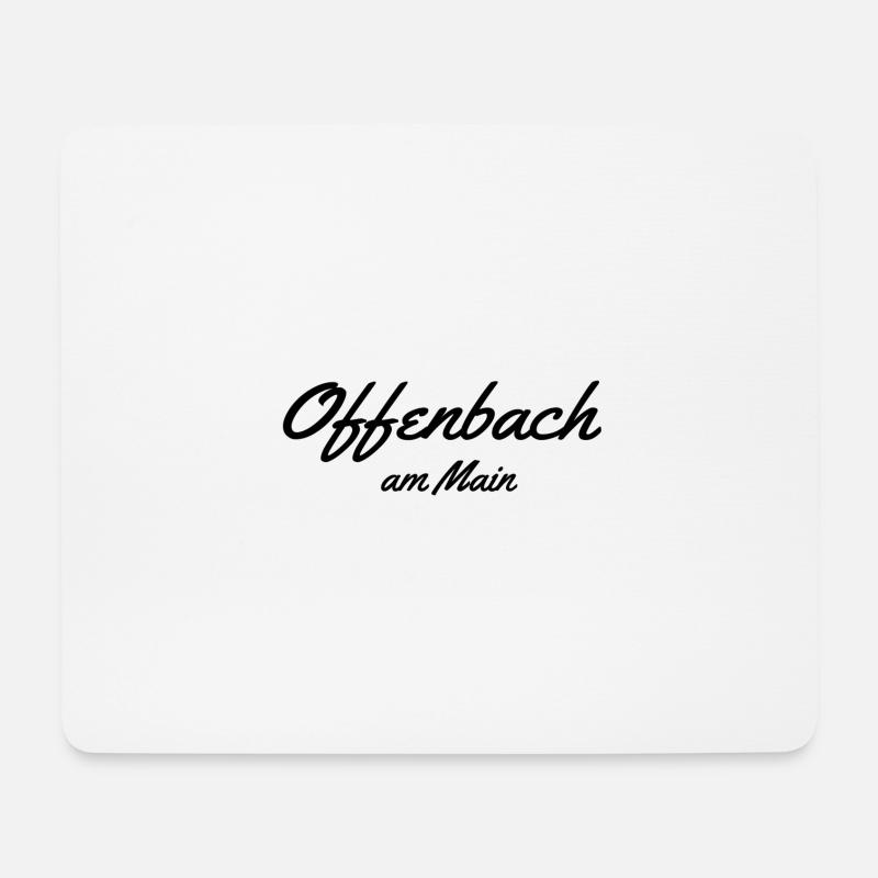 Offenbach am Main. - Mousepad (Querformat) - Weiß