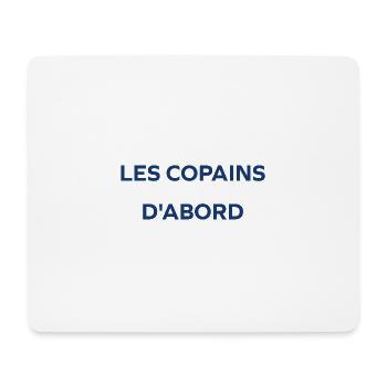 les copains d'abord - Tapis de souris (format paysage) - blanc - Devant