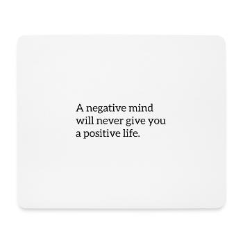 Motivational saying English - Mouse Pad (horizontal) - white - Front
