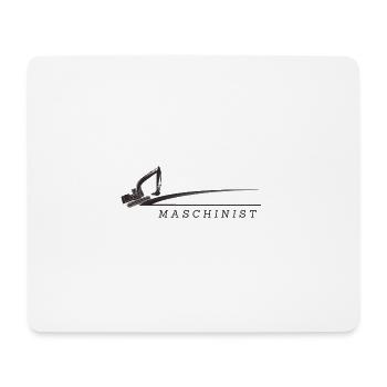 Fresh Maschinist Symbol - Mousepad (Querformat) - Weiß - Vorne