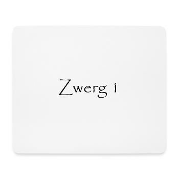 Zwerg Nr. 1 - Mousepad (Querformat) - Weiß - Vorne