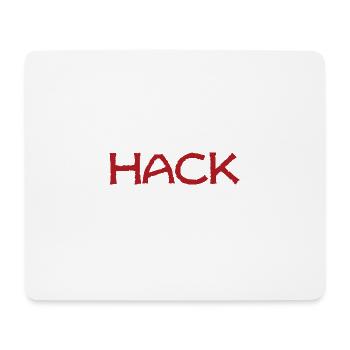 Hack what else Geschenk - Mousepad (Querformat) - Weiß - Vorne