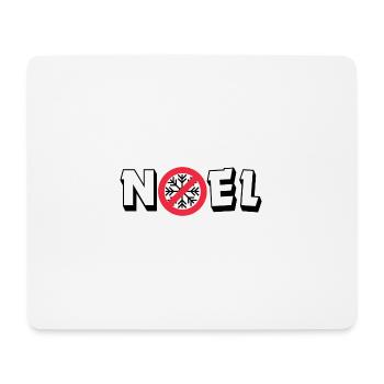 No Noel - Tapis de souris (format paysage) - blanc - Devant