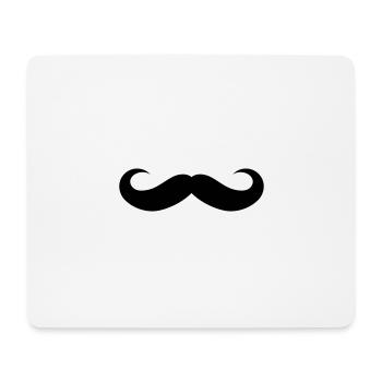 Baffi grandi - Mouse Pad (horizontal) - white - Front