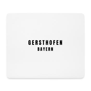 Gersthofen Bavaria - Mouse Pad (horizontal) - white - Front