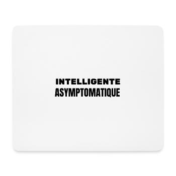 intelligente asymptomatique - Tapis de souris (format paysage) - blanc - Devant