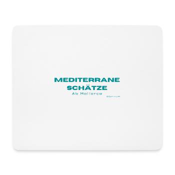 Mediterrane Schätze ab Mallorca - Mousepad (Querformat) - Weiß - Vorne