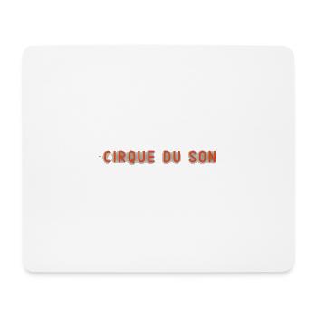 Cirque du Son - Tapis de souris (format paysage) - blanc - Devant