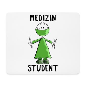 Medizin Student Strichmännchen - Chirurgie - Fun - Mousepad (Querformat) - Weiß - Vorne