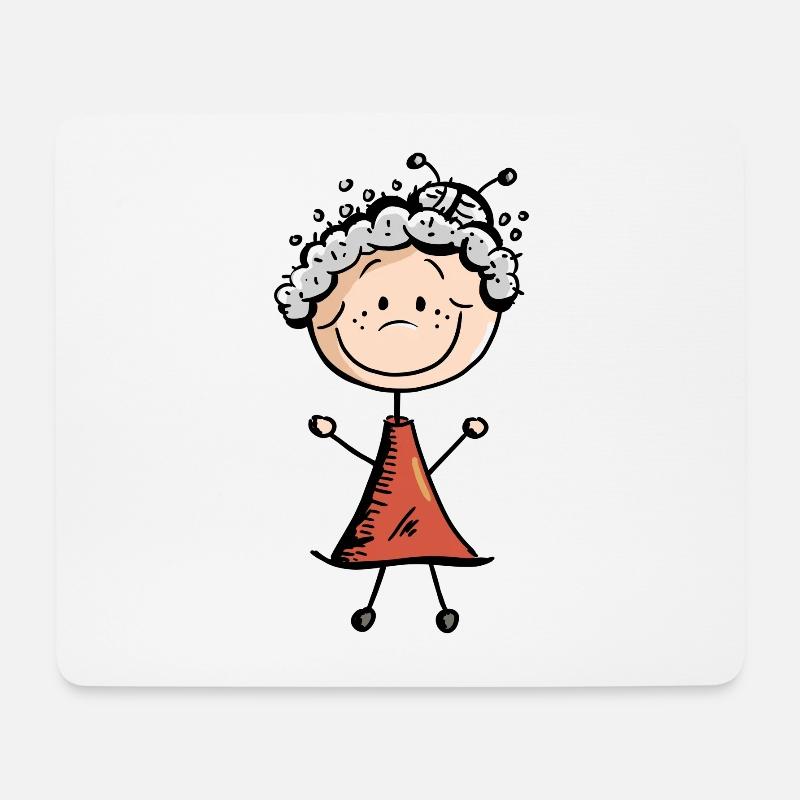 Rüstige Oma - Rentnerin - Omi - Geschenk - Mousepad (Querformat) - Weiß