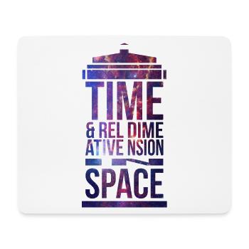 TARDIS - Mousepad (Querformat) - Weiß - Vorne