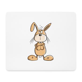 Ich Hasse Eier Osterhase I Ostern Geschenk - Mousepad (Querformat) - Weiß - Vorne