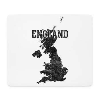 England Ziegelkartentextur - Mousepad (Querformat) - Weiß - Vorne