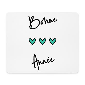 BONNE ANNEE. SAINT SYLVESTRE. NOUVELLE ANNÉE - Tapis de souris (format paysage) - blanc - Devant