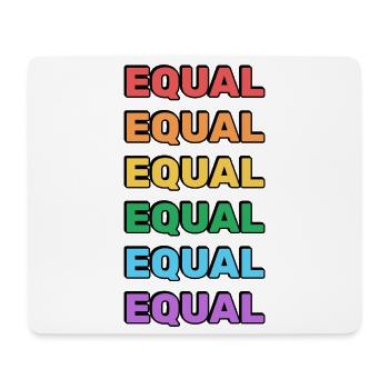 LGBTQ+ Gleichheit Regenbogen Pride Merch - Mousepad (Querformat) - Weiß - Vorne