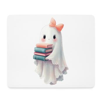 Geist Halloween Bücher - Mousepad (Querformat) - Weiß - Vorne