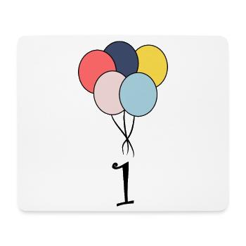 ANNIVERSARY. HAPPY BIRTHDAY. HAPPY BIRTHDAY. - Mouse Pad (horizontal) - white - Front