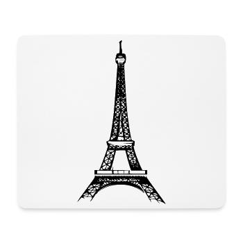 Eiffel tower - Mouse Pad (horizontal) - white - Front