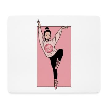 Female dancer #8 - Mousepad (Querformat) - Weiß - Vorne