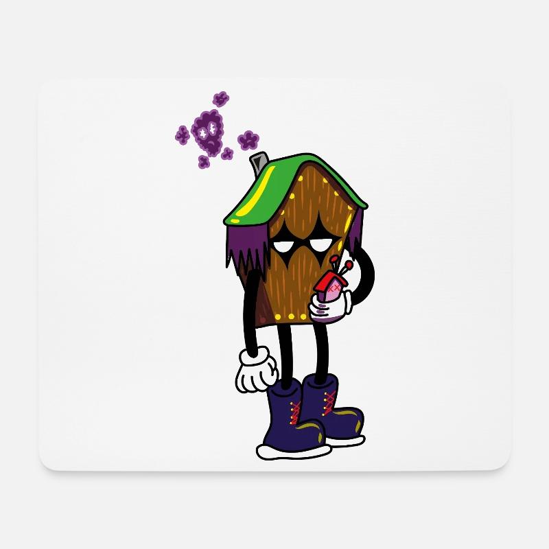 Gothik House - Mousepad (Querformat) - Weiß