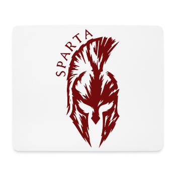 Sparta Spartan Helmet Fitness Ancient Warrior - Mouse Pad (horizontal) - white - Front