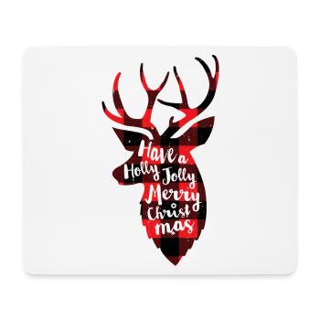 Haben Sie eine Holly Jolly Frohe Weihnachten - Mousepad (Querformat) - Weiß - Vorne