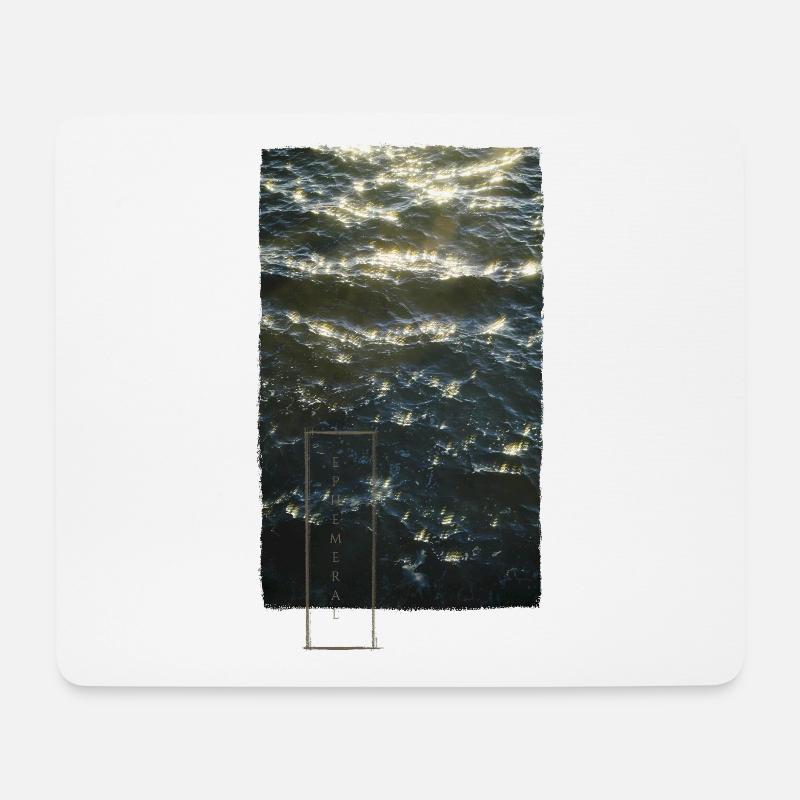 Waves (EPHEMERAL series) - Mouse Pad (horizontal) - white