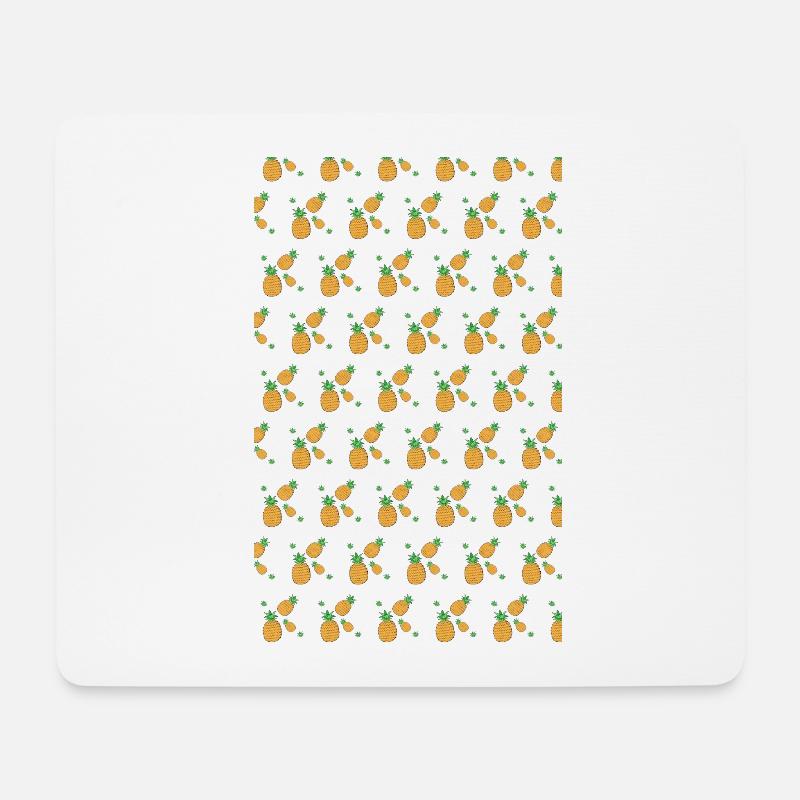 Ananas,Ananas,pineapple,Obst - Mousepad (Querformat) - Weiß