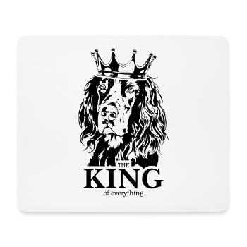 Gordon Setter Roi de tout Dog Wilsigns - Tapis de souris (format paysage) - blanc - Devant