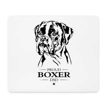 Boxer Dad Dog Dog Dog Sport Wilsigns - Mouse Pad (horizontal) - white - Front