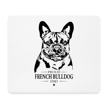 French Bulldog Dad Dog Dog Frenchie Wilsigns - Mouse Pad (horizontal) - white - Front