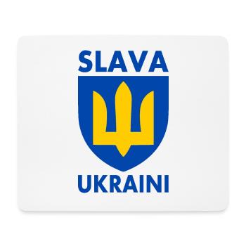 Ukraine flag - Mouse Pad (horizontal) - white - Front