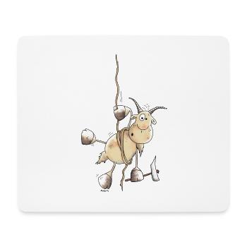 Aventureux Capricorne - Alpinistes - Tapis de souris (format paysage) - blanc - Devant