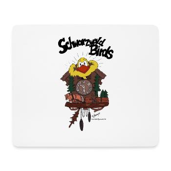 Schwarzwald Birds (Black Forest Kuckuck Edition) - Mousepad (Querformat) - Weiß - Vorne