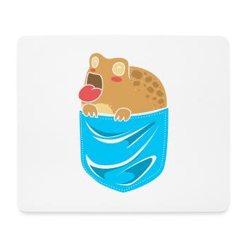 Desert Rain Frog Frosch - Mousepad (Querformat) - Weiß - Vorne