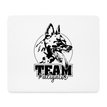 ÉQUIPE MALIGATOR Malinois Sport canin Chiens Wilsigns - Tapis de souris (format paysage) - blanc - Devant