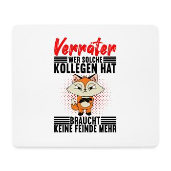 Abschiedsgeschenk Jobwechsel Kollege - Mousepad (Querformat) - Weiß - Vorne