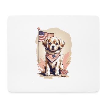 Hunde Motiv Süß - Abenteurer - Mousepad (Querformat) - Weiß - Vorne
