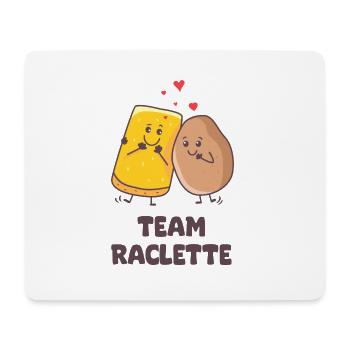 saison Raclette humour fromage patate - Tapis de souris (format paysage) - blanc - Devant