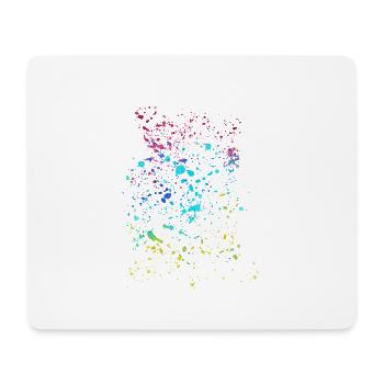 artwork,colorful dots,art,painting,abstract - Mouse Pad (horizontal) - white - Front