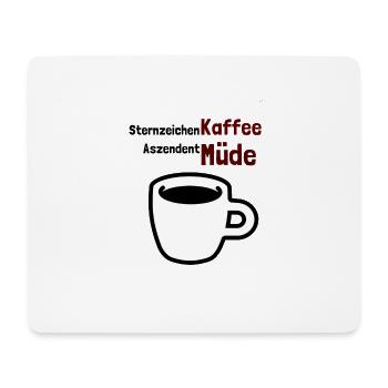 Coffee Statement Logo - Mouse Pad (horizontal) - white - Front