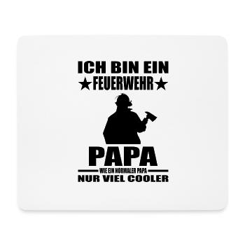 Feuerwehr - Mousepad (Querformat) - Weiß - Vorne