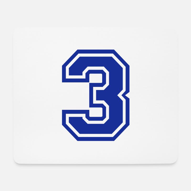 3 - Mousepad (Querformat) - Weiß